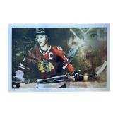 Jonathan Toews Chicago Blackhawks Signed on Metal