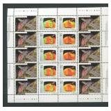 Canada 1992 #1442vi, a MNH complete sheet of the H