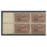 USA 1893 #234, a MNH 5c chocolate left marginal bl