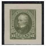 USA 1895 #284P2, a small die proof of the 15c oliv