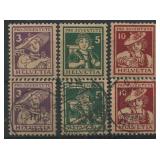 Switzerland - Semi Postals, 1916 #B4 - #B6, a MNH