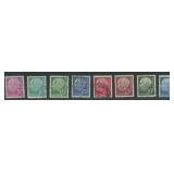 Germany 1954 - 1956, a complete set of the Heuss d
