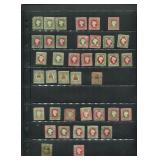 Heligoland study lot of 38 stamps, some check out