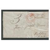 Canada - Nova Scotia, a folded letter dated Feb 21