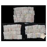 World Used Collection on homemade approval sheets,