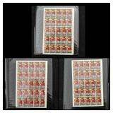 Eithopia 1965 #C86 - #C88, in MNH sheets of 25, on