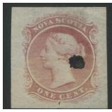 Canada - Nova Scotia 1860-1863 #8 1c colour trial