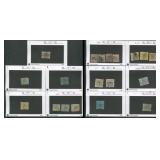 Italy - Roman States 1852 #1 / #8, a MH and used s