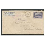 Canada 1932 #201, a registered cover with #201 can