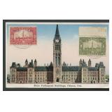 Canada 1933 #143 and #159, tied by neat Ottawa rin