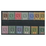 Cayman Islands, 1912 - 1920, #32 - #44, a MH compl