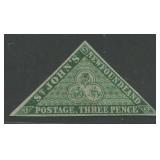 Newfoundland, Canada, 11A Triangle 1860, VF no gum
