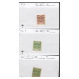 Samoa express hinged 2 stamps and a reprint est Ca