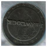 Great Britain 1797, 2 pence 'Cartwheel' coin, from