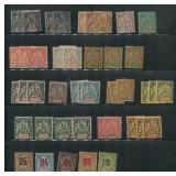 Anjouan (French Colony ) 1892 -1907 #1 / # 18, a g