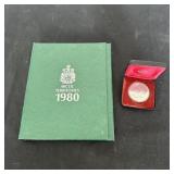 Canada, 1980 Silver Dollar in RC MInt case, with a