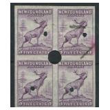 Canada - Newfoundland 1941 #257vii, a MNG imperfor