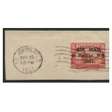Newfoundland 1921 #C3b, 35c on piece with St. John