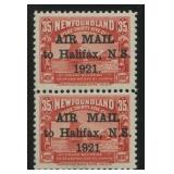 Canada - Newfoundland - Airmail 1921 #C3 and #C3h,