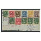 Canada - Newfoundland January 1922, a Halifax to S
