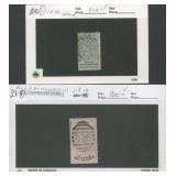 British Bechuanaland 2 used stamps, Cat $1300.00