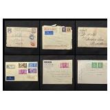 Great Britain 1845 -1946, a group of 6 covers, whi