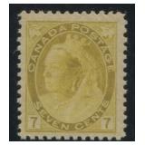 Canada 1898 - 1902, #81 a MNH 7c olive yellow, ver