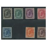 Canada 1897-1898, #66 / #73, a MNH and MH complete