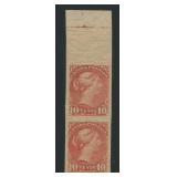 Canada 1888- 1897 #45i, MH 10c brown red IMPERFORA