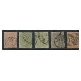 Great Britain 1876 - 1880 #69 / #73 a used group o