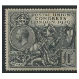 Great Britain 1929 #209, a MH PUC ï¿½1 black, Scott