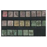 Great Britain 1862 #37 / #42, a used grouping of 2