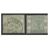 Great Britain 1884 #105, 6d dull green MH (FB) and
