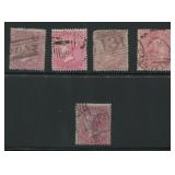 Great Britain 1855 -1856 #23 /#24, a used grouping
