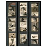 Japan, Hand Painted Post card collection, 4 addres