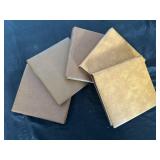 Supplies - a carton with 5 Lindner albums and slip