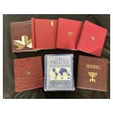 Supplies- a carton containing 5 unused albums, inc