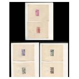 St Pierre and Miquelon 1946 #C9 - #C14, a deluxe d
