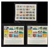 Canada - Cinderellas 1977, three complete sheets f