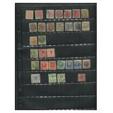 Danish West Indies 1856 - 1908 #1 / #48, a MH and