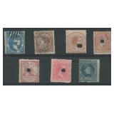 Spain 1851 - 1901 #10 /#283b, a used group of seve