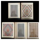 Canada 5 full sheets with plate blocks and varieti
