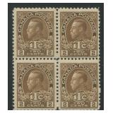 Canada 1915 - 1918 #MR 4 (die II), MNH 2c + 1c bro