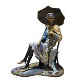Isaac Maimon 'Parasol / Woman with Parasol' Cafï¿½ C