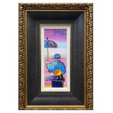 Peter Max Original Umbrella Man on Blend Detail Ve