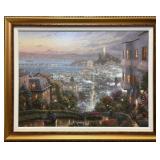 Thomas Kinkade (1958-2012) 'San Francisco, Lombard