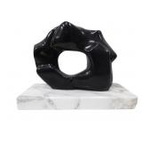 L. Novak's Original Soapstone Sculpture on Marble