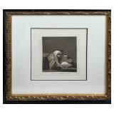 Francisco Goya Original Etching ï¿½Bien tirada estï¿½