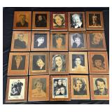 Wood Plaque Portraits Collection