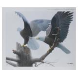 Robert Bateman's 'Landings - Bald Eagles' Limited